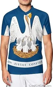 Hot Item Flag of Louisiana U.S.A. Soccer Jersey Football Shirt Athletic Sports T-Shirt Personalized for Men Women — Upgrade Your Lifestyle - view 1