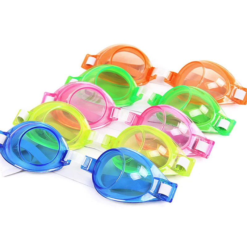 1x Silicone Kid Anti-fog Swimming Glasses Diving Surfing Goggles Adjustable Strap Eyeglasses For Boys Girls Bathing Swim Eyewear