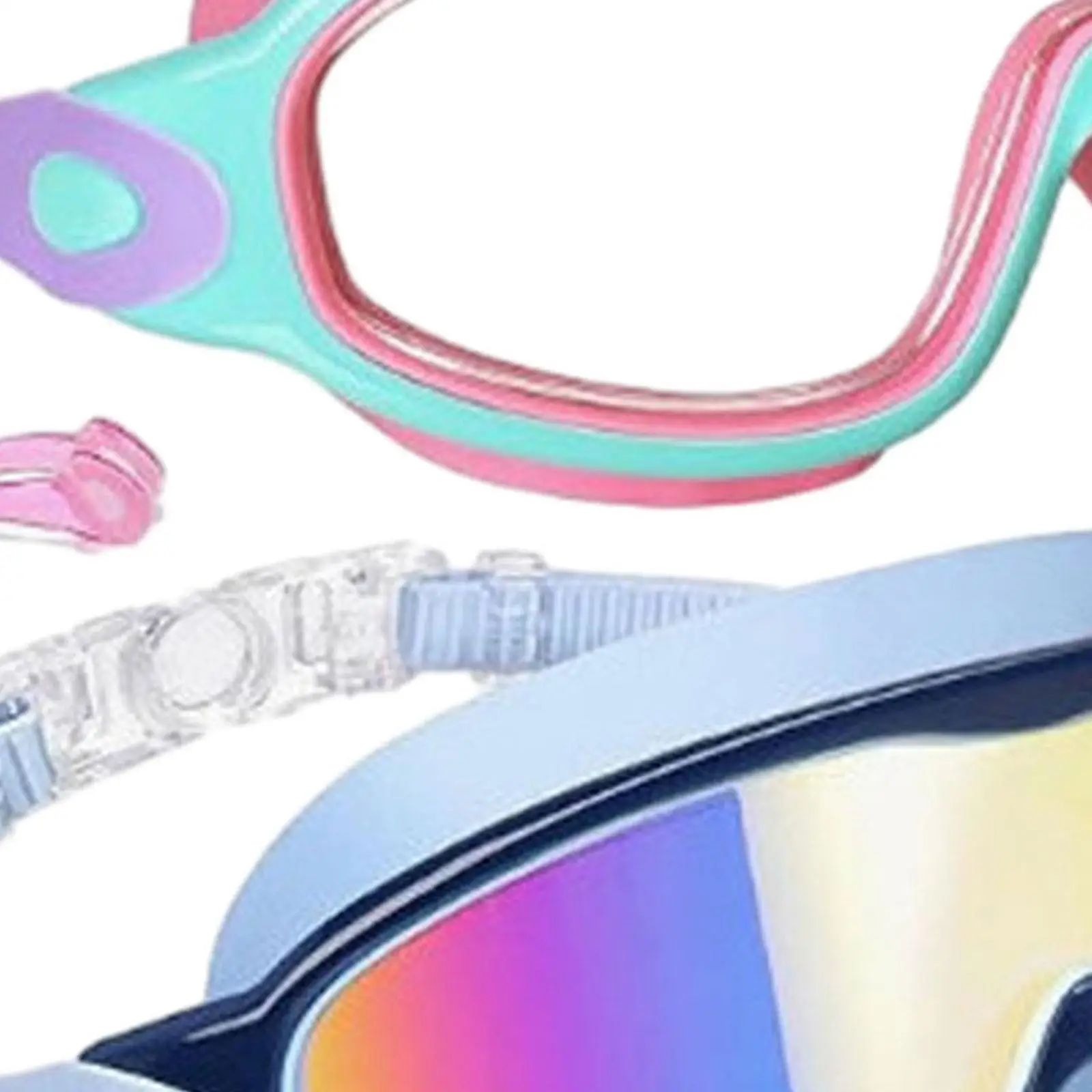 2Pcs Kids Swim Goggles for Kids 3-15 Years Old Professional Child Goggles
