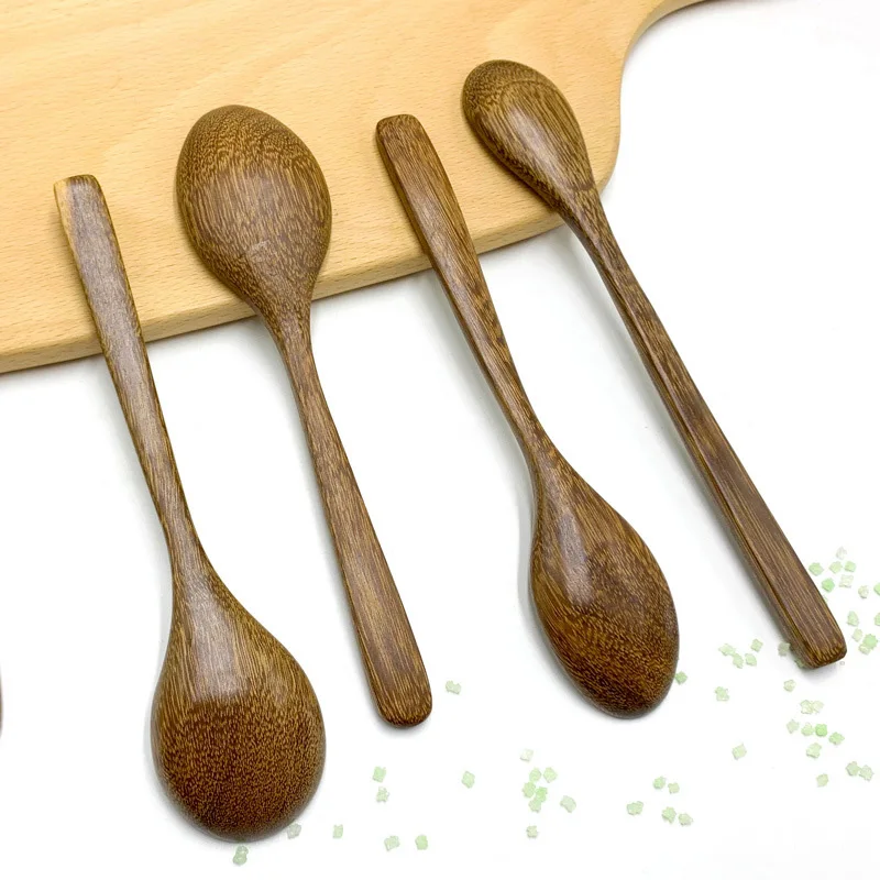 Soup spoon, chicken wings, wooden soup spoon, environmentally friendly and healthy, no paint or wax
