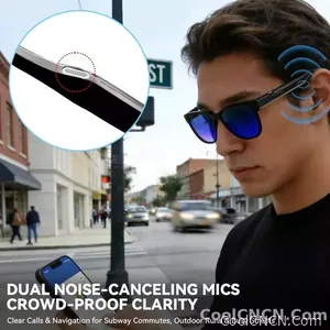 CoolWiz Smart Glasses — Touch Control, Electrochromic AI, Male/Female Options, AI Voice (ChatGPT), Supports 164+ Languages for Video Calls and Translation, Waterproof, Suitable for Outdoor Sports and Daily Use - view 5