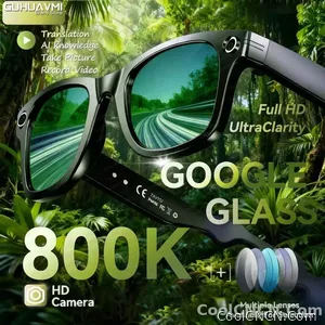 New CoolWiz Smart Glasses (4K Ultra HD) for learning and travel, featuring an 8MP AI camera that captures photos and records video, supports AI transmission and calls—ideal for outdoor sports and everyday use. - view 1