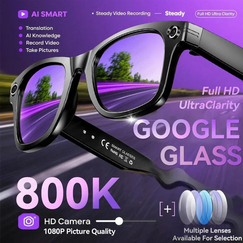 Smart Glasses CoolWiz smart glasses with a 1080P video camera, black sunglasses, Bluetooth call translation, music playback, recording, men’s photochromic glasses for outdoor sports and everyday use vs The Original: A Detailed Comparison