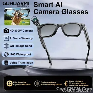 CoolWiz Camera HD Pixel 800W New 32GB Smart Glasses for Women — Photo Capture & Video Recording, AI Translation, Waterproof AI Glasses for Men, suitable for outdoor sports and daily use - view 10