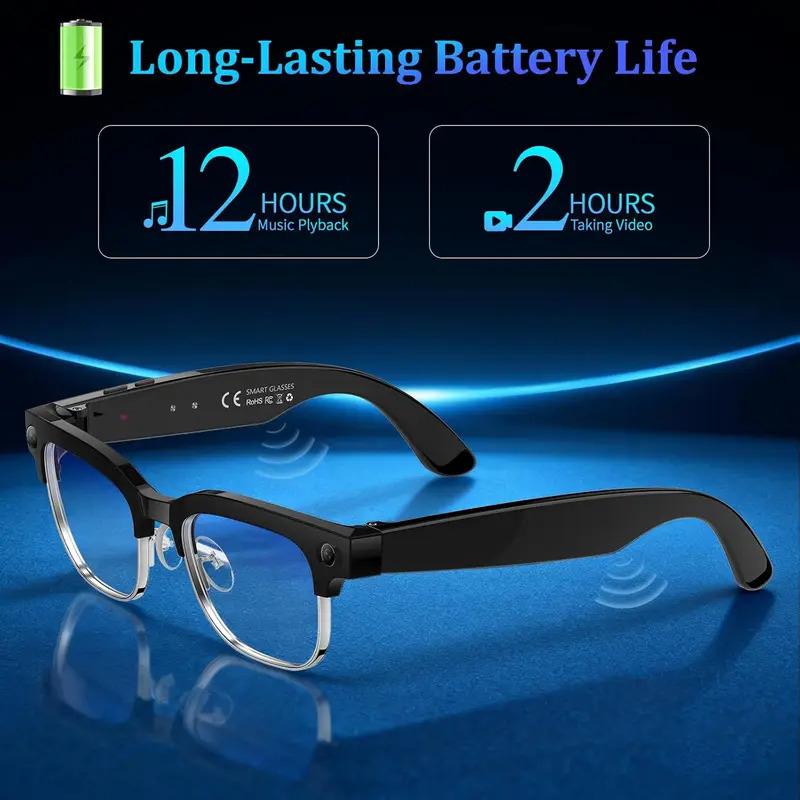CoolWiz AI Smart Glasses 4K HD with Color Change, 8MP Camera, 1080p Video, AI Music Player, AI Calls, AI Sports Glasses for Men, for Outdoor Sports and Everyday Use - view 7
