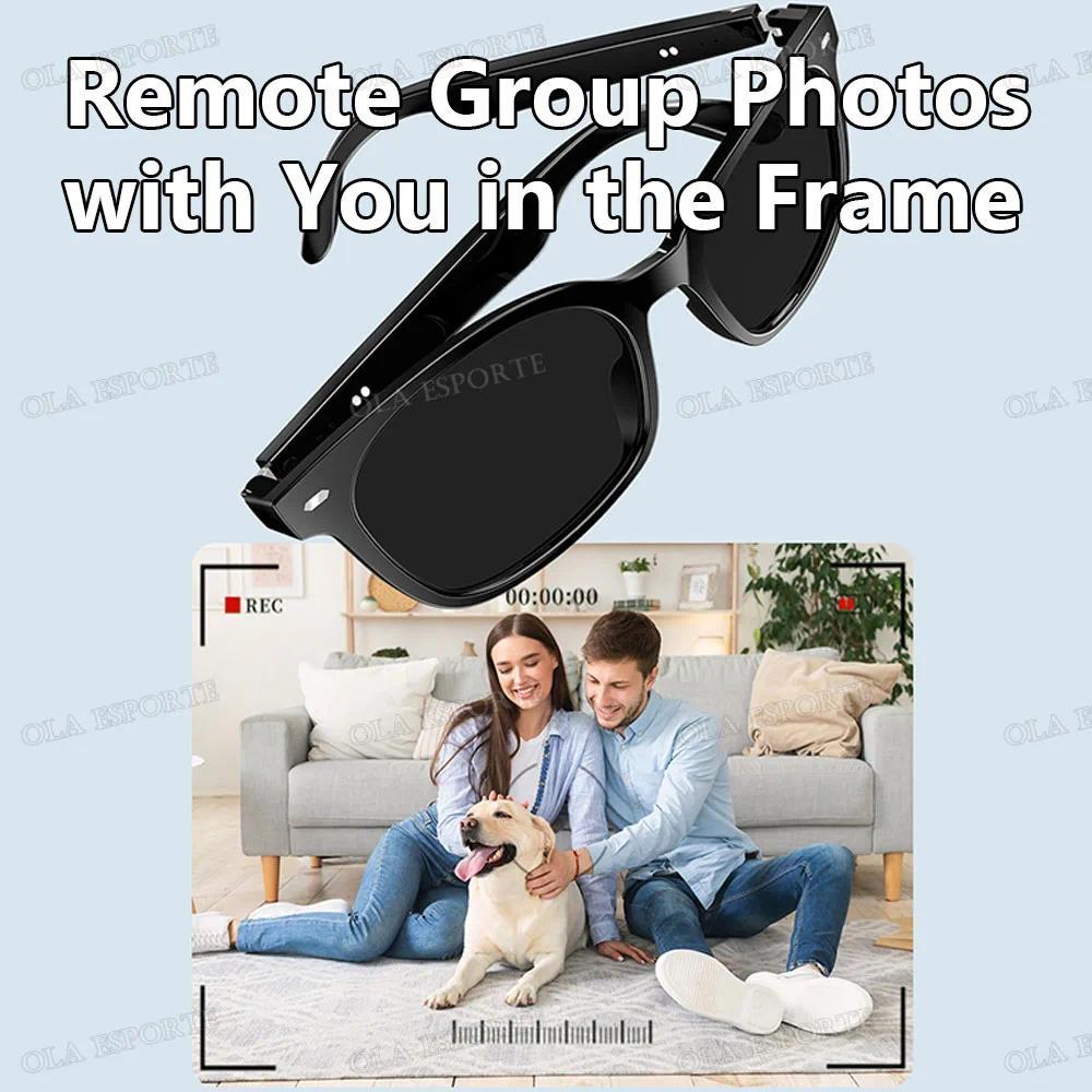 2026 New AI Smart Glasses Sunscreen Sunglasses Bluetooth Calling Music Player Camera Control UV Protection Glasses For Men Women - view 3