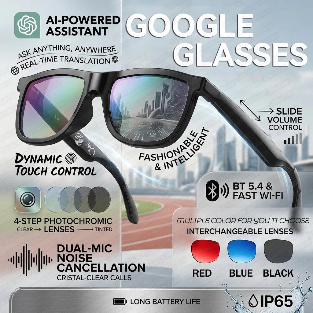 Smart Glasses 2026 New Electrochromic Lens Audio Smart Glasses Men 164+Language Translation AI ChatGPT BT Call Music Player Sunglasses Women vs The Original: A Detailed Comparison
