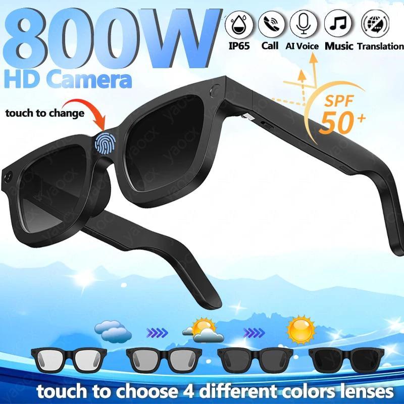 2026 New AI SmartGlasses 800W Camera Touch-sensitive AI Translation 320mah AI Photo Recognition 32 GB Storage Smart Sunglasses