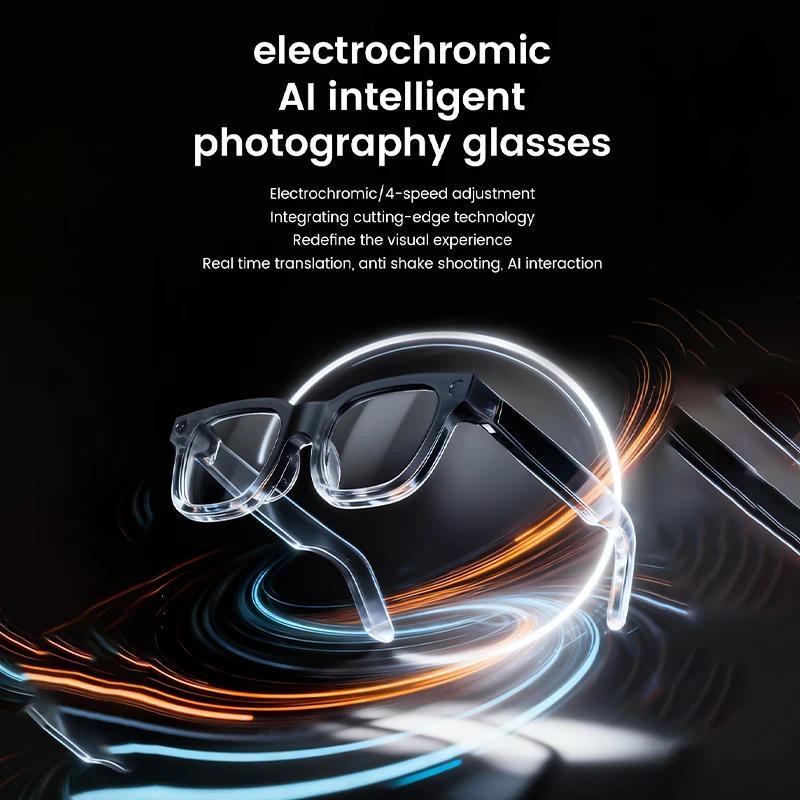 2026 New AI SmartGlasses 800W Camera Touch-sensitive AI Translation 320mah AI Photo Recognition 32 GB Storage Smart Sunglasses - view 3