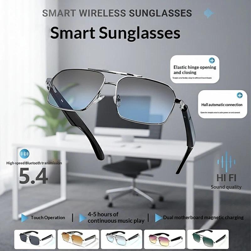 Smart Glasses Real Time Translation Wireless Bluetooth Touch Call Sports For Men Music Smart Glasses With Translator - view 4