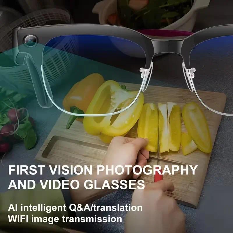 AI Real Time Translation Smart Glasses 1080P Camera Video Recorder Dual Mic Noise Canceling Bluetooth 3D Audio Sunglass 32G 2026 - view 3