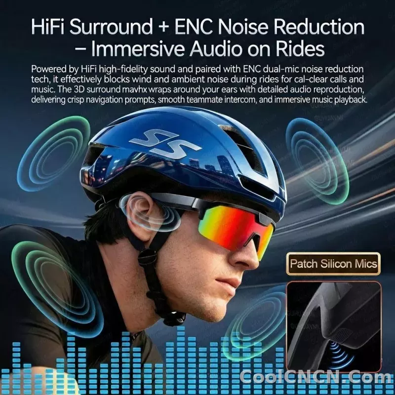 2026 New AI Sport Cycling Smart Glasses 80MP Camera 1200P HD Video Bluetooth 5.3WiFi Open Ear Riding Speaker Real-Time Translate - detail