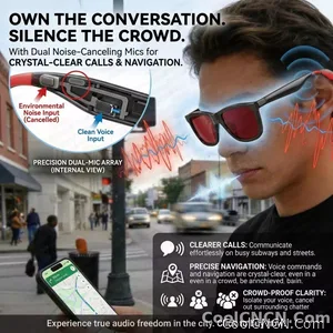 2026 New Touch Color Change Smart Glasses 100+Translation Voice Wake-Up Dual Mic Noise Reduction Bluetooth Music Audio Sunglasse - view 6