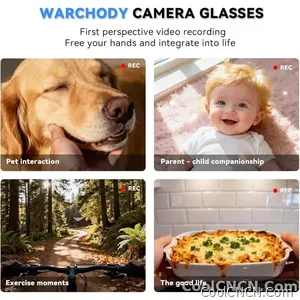 AI Smart Glasses 8MP HD Camera Sunglasses Audio AI Voice Assistant Real-Time Translation Vlog Eyeglasses for Daily Work Travel - view 4