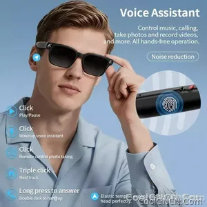 2026 New AI Smart Sunglasses 8MP HD Camera Glasses 1080P Video Recording Translation Call Waterproof Bluetooth Eyewear Men Women - view 5