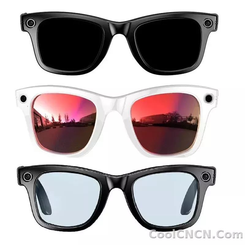 W610 AI Smart Glasses with Video Camera 800W Outdoor Sunglasses Wi-Fi Transfer BT Calling Audio Record Smart Wearable Headset