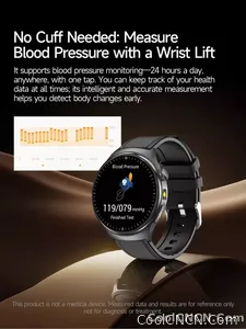 CoolWiz New Healthcare-Grade Smartwatch — Health Monitoring (Uric Acid, Lipids), ECG + PPG, Temperature, BMI, Bluetooth Calls, iOS Health smartwatch for outdoor sports and everyday use - view 25