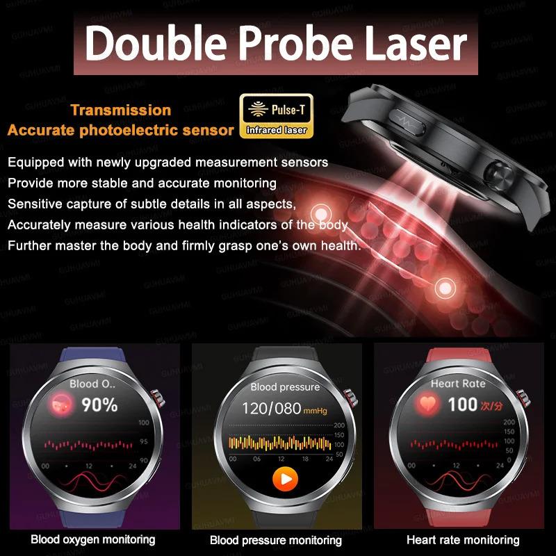 CoolWiz Smart Watch for Body Composition, Blood Pressure, NFC ECG + PPG, Body Temperature, Uric Acid, Lipids, Call Function; Waterproof Smart Watch for Men, suitable for outdoor sports and daily use - gallery
