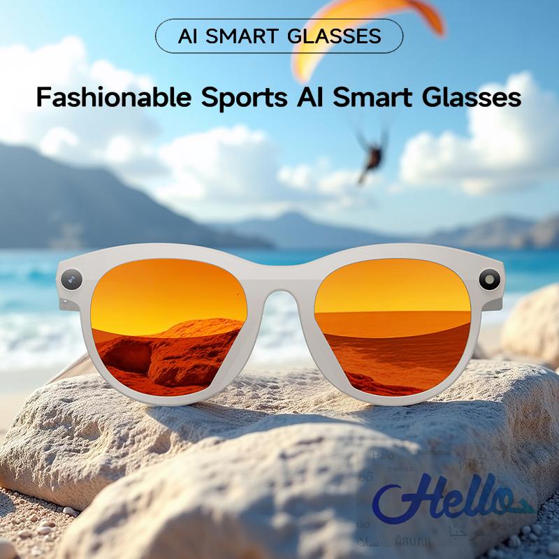 New M88 Smart Glasses Photography Video AI Intelligent Interactive Translation Smart Sunglasses IOS Andirod Glasses