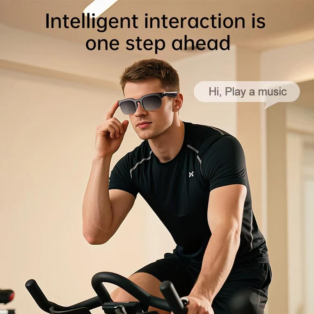 Translation AI Smart Glasses 144 Languages AI Real Time Bluetooth Glasses Earphones Bluetooth 5.4 HIFI Stereo Sound Sunglasses