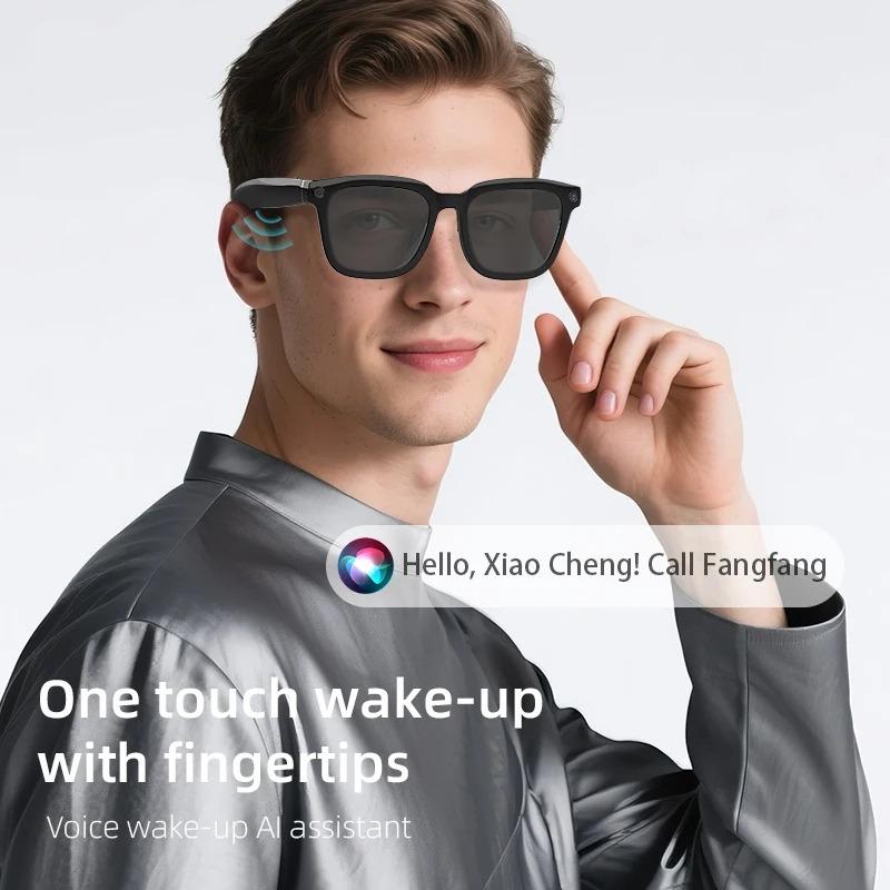 AI Smart Camera Glasses Polarized Sunglasses HD1080P Shooting Video Recorder WIFI Bluetooth Call Glasses for Man Women Goggles - gallery