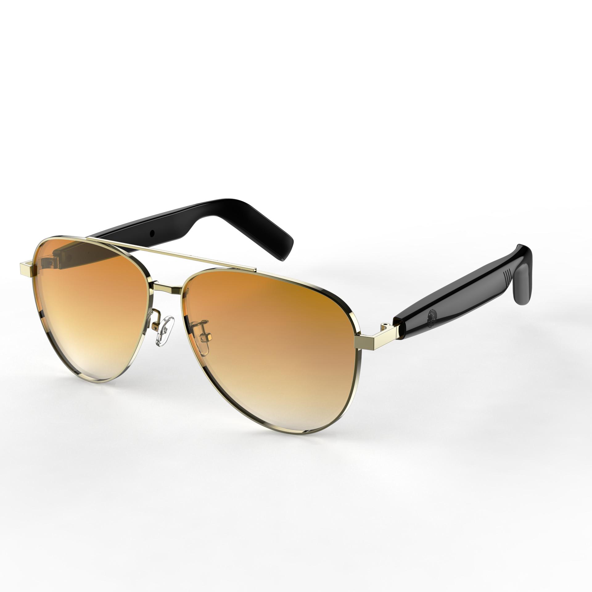 SG-13Pro Hands-Free Calling Tea Brown Wireless Glasses with Speaker & Mic Comfort Fit Stylish Design Audio Bluetooth Glasses