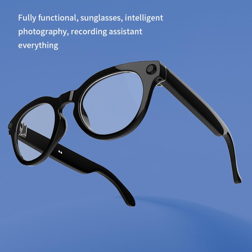 AI Smart Glasses 32MP HD Camera Mini 1200P Video Recording V03-T6 Sunglasses AI Intelligeng Office Assistant Wireless BT Headset
