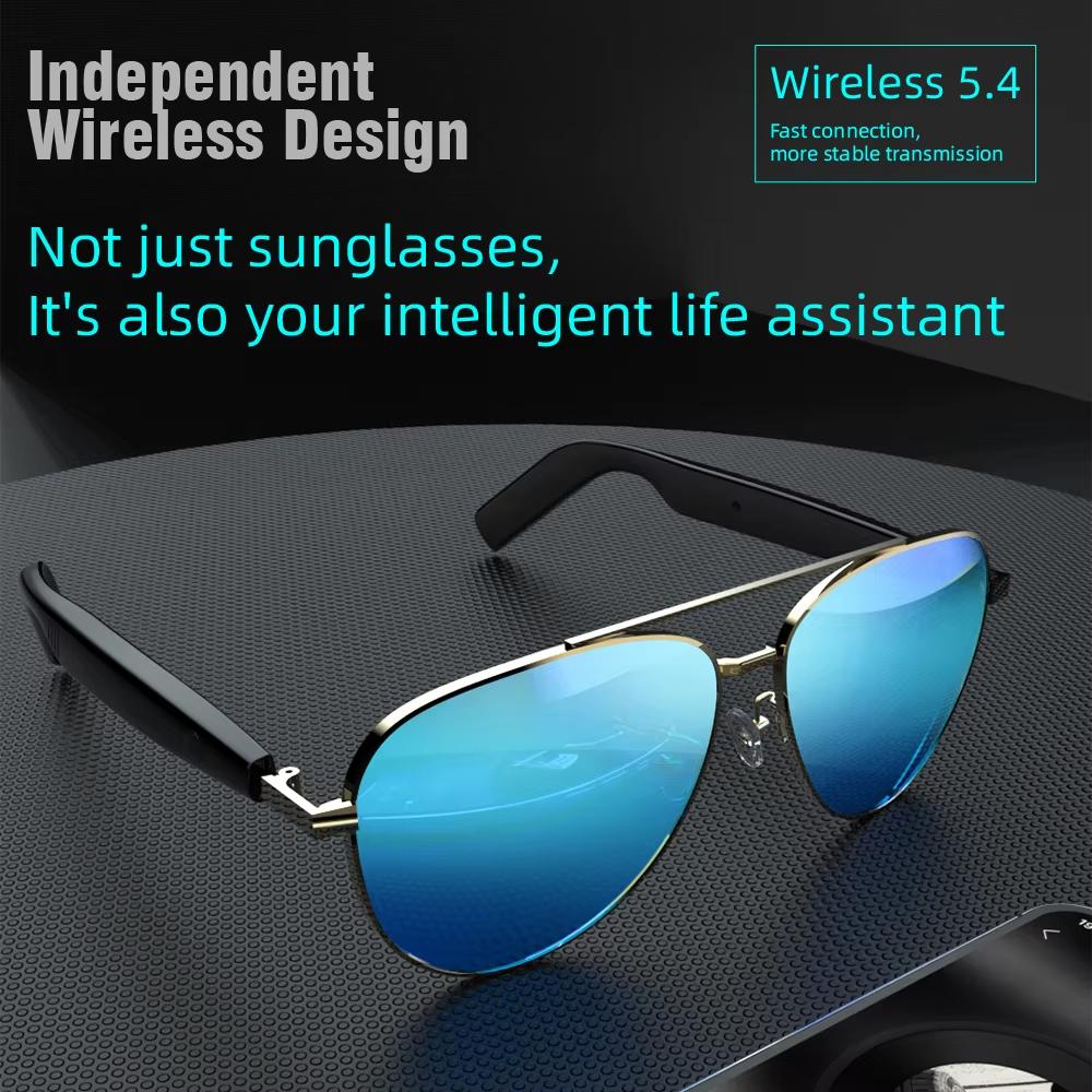 Wireless Smart Glasses with Audio and Voice Call Functionality for Outdoor Travel Convenience in Making Calls