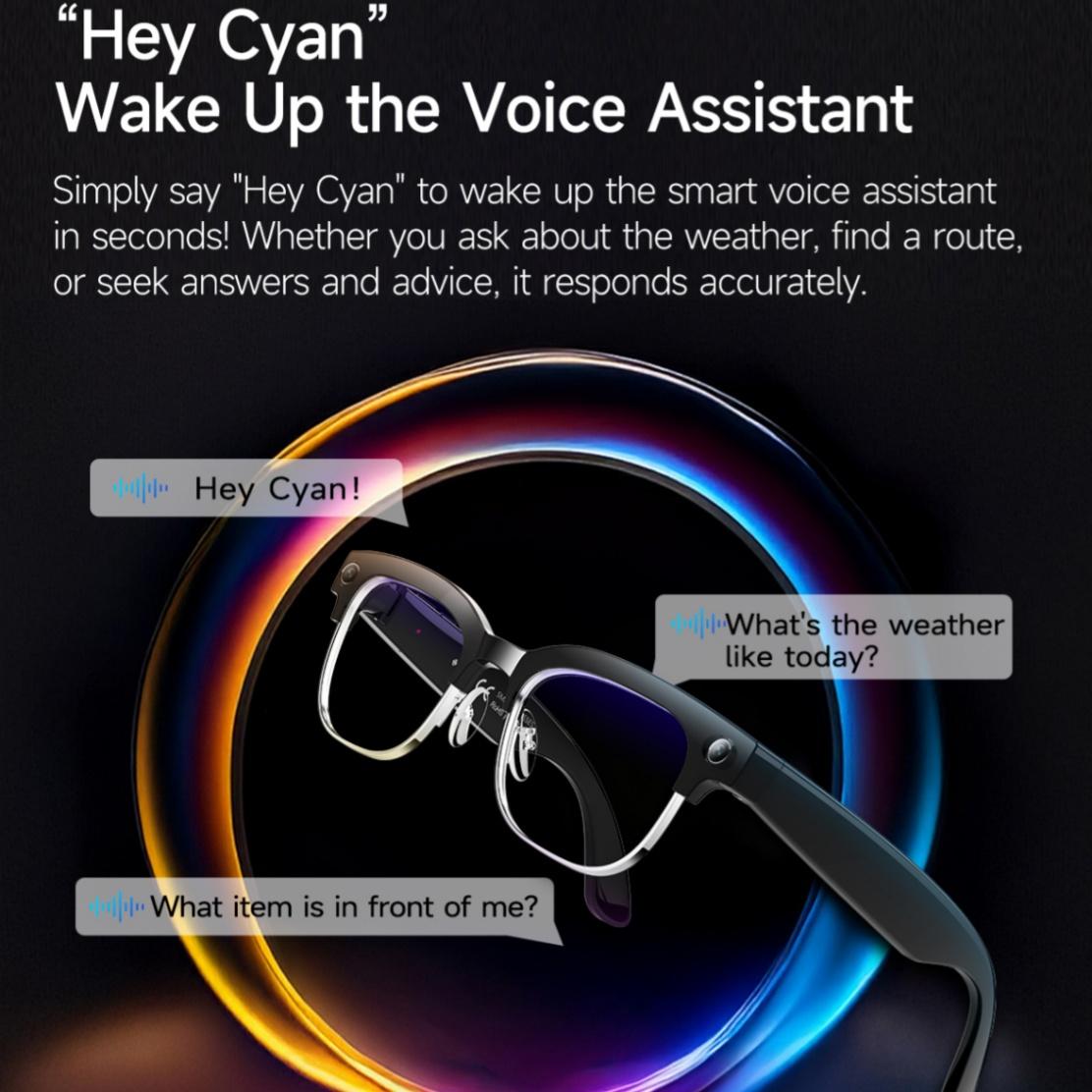AI Smart Glasses 800W Pixel 4K HD Camera Photo Video Recording Sunglasses Bluetooth Call Voice Assistant AI Translation glasses - gallery