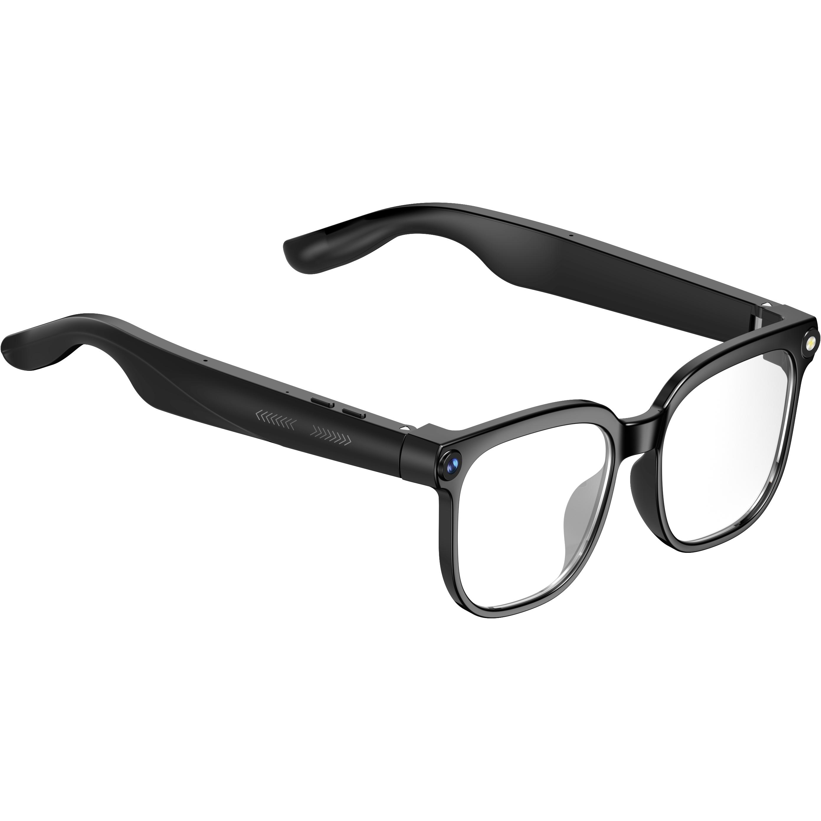 Amovan 2026 Smart Glasses AI 4K UHD 8MP 800W Camera Video Call Translation Voice Assistant Music Smart Glasses Replacable Lens