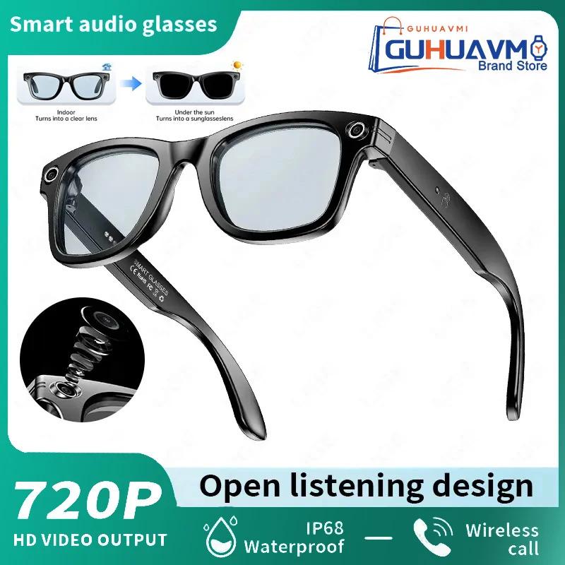 New CoolWiz Smart Glasses (4K Ultra HD) for learning and travel, featuring an 8MP AI camera that captures photos and records video, supports AI transmission and calls—ideal for outdoor sports and everyday use. - gallery