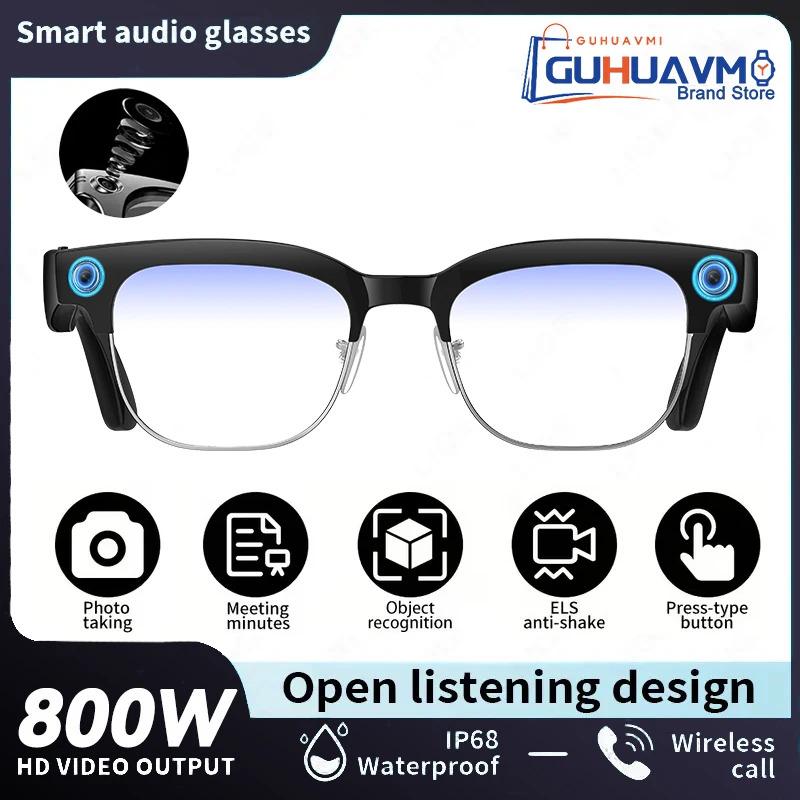 CoolWiz New AI Smart Glasses — 120+ Language Translations, 8MP Camera, 8K Resolution, Video & Music Playback, Business Calls, Color‑Changing Lenses, for Men, suitable for outdoor sports and everyday use - gallery