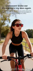 CoolWiz Smart Glasses with Audio, Electrochromic Lenses, Touch Controls, 4 New Speed Levels, 164+ Language Translations, Bluetooth Calling, Blackout Sunglasses, Music, ChatGPT — for outdoor sports and everyday use - view 16