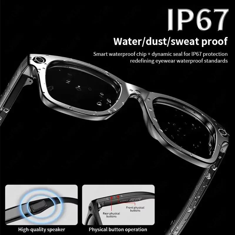 CoolWiz Camera HD Pixel 800W New 32GB Smart Glasses for Women — Photo Capture & Video Recording, AI Translation, Waterproof AI Glasses for Men, suitable for outdoor sports and daily use - gallery