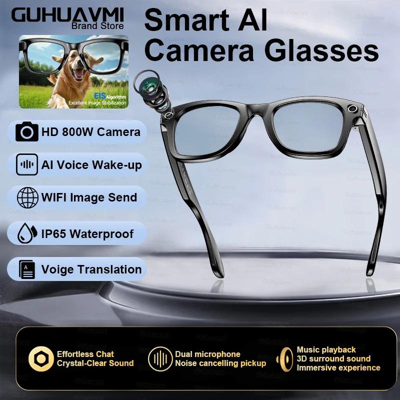 CoolWiz Camera HD Pixel 800W New 32GB Smart Glasses for Women — Photo Capture & Video Recording, AI Translation, Waterproof AI Glasses for Men, suitable for outdoor sports and daily use - gallery