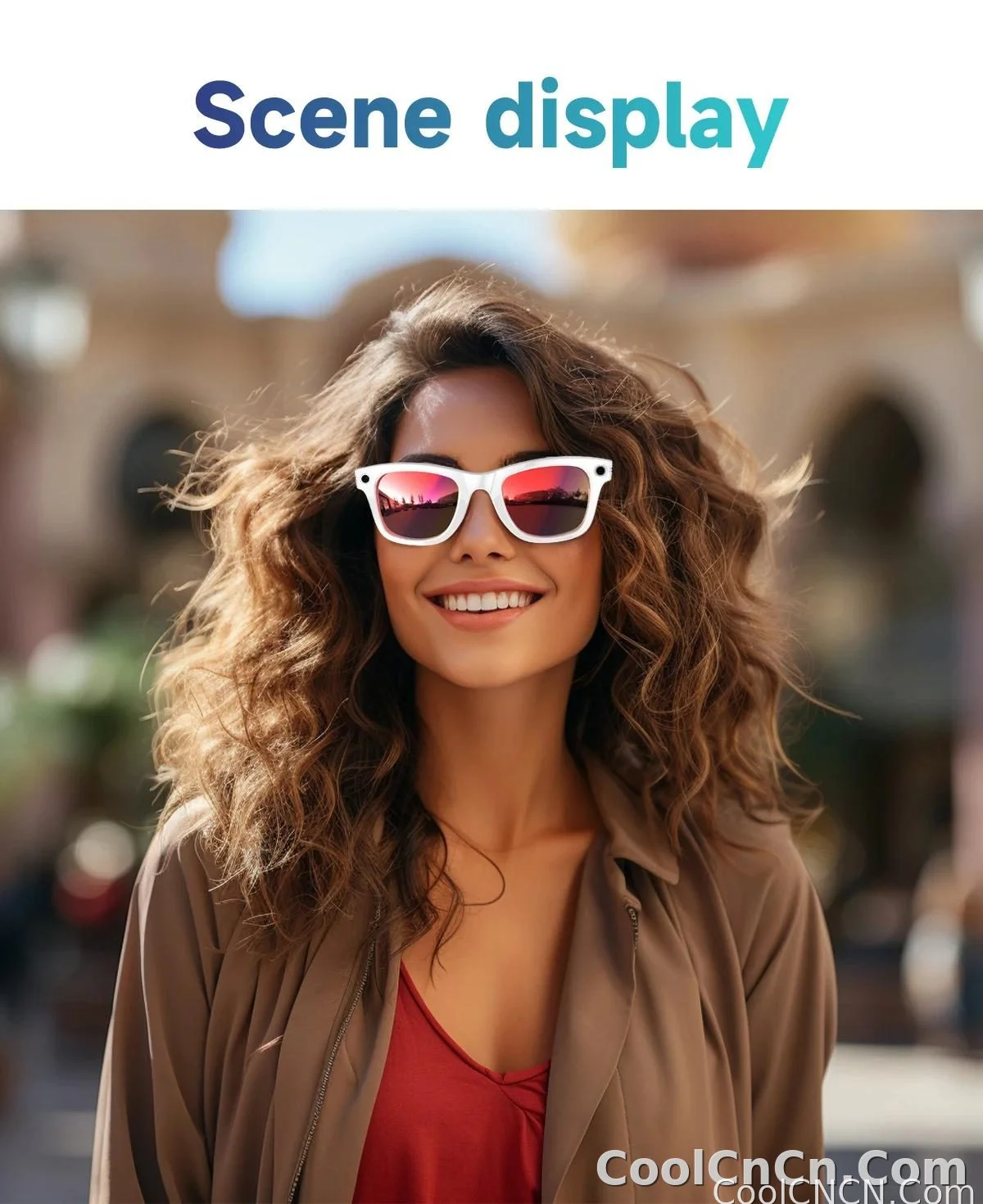 CoolWiz Camera HD Pixel 800W New 32GB Smart Glasses for Women — Photo Capture & Video Recording, AI Translation, Waterproof AI Glasses for Men, suitable for outdoor sports and daily use - detail