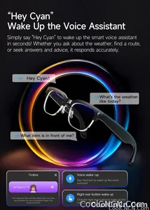 CoolWiz AI Smart Glasses 4K HD with Color Change, 8MP Camera, 1080p Video, AI Music Player, AI Calls, AI Sports Glasses for Men, for Outdoor Sports and Everyday Use - view 23