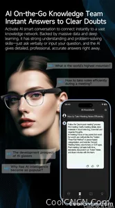 CoolWiz AI Smart Glasses 4K HD with Color Change, 8MP Camera, 1080p Video, AI Music Player, AI Calls, AI Sports Glasses for Men, for Outdoor Sports and Everyday Use - view 21