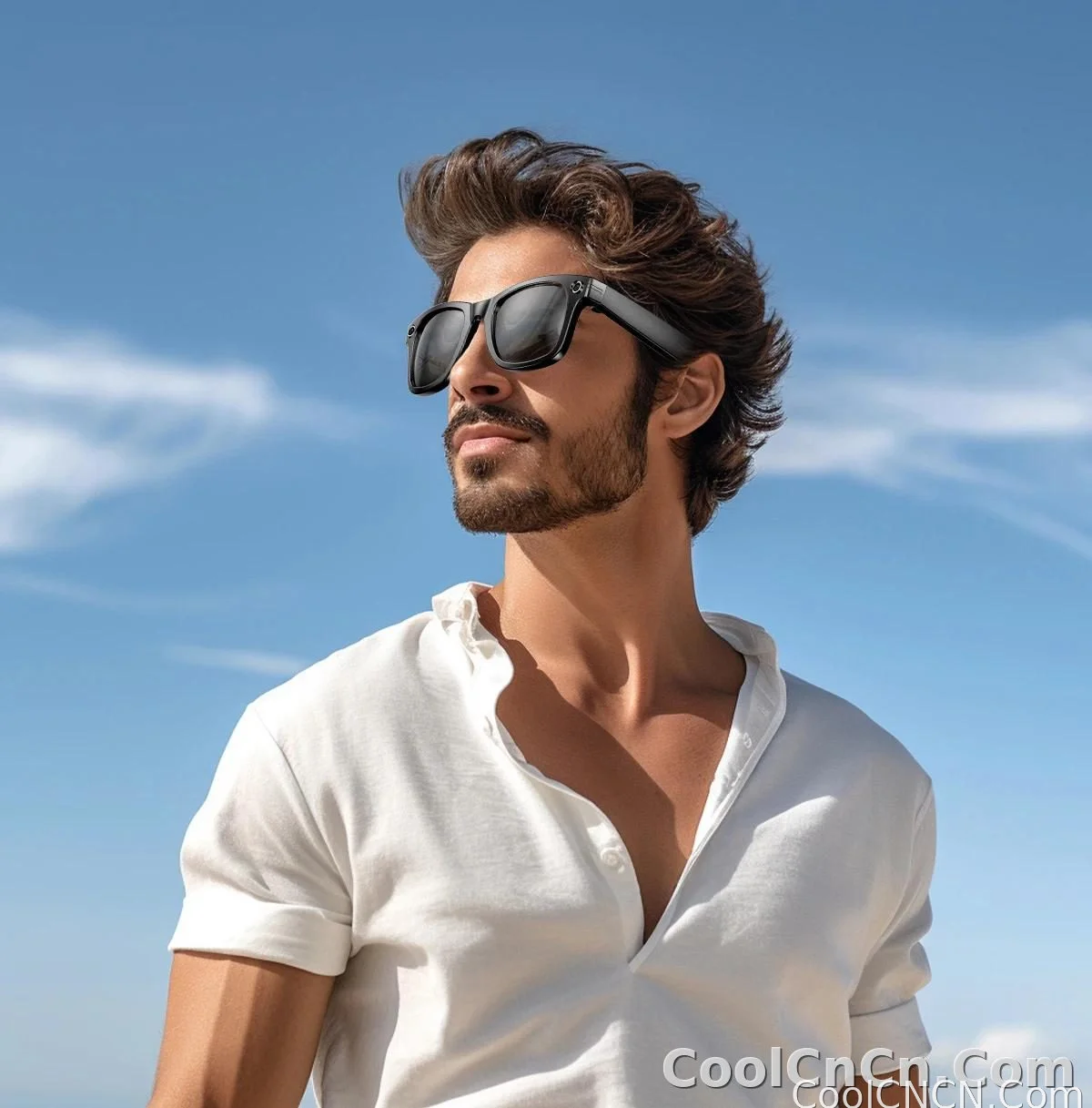 New Upgrade Smart Glasees With Camera Video Recording Languages Bluetooth Call Translation Voice Sunglasses - detail