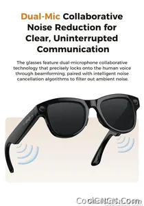 2026New Smart AI Glasses 4K 800W Camera ChatGPT Photos&Video 3600mAh Charging Case Power Bank 32GB Translation Music Sunglasses - view 22