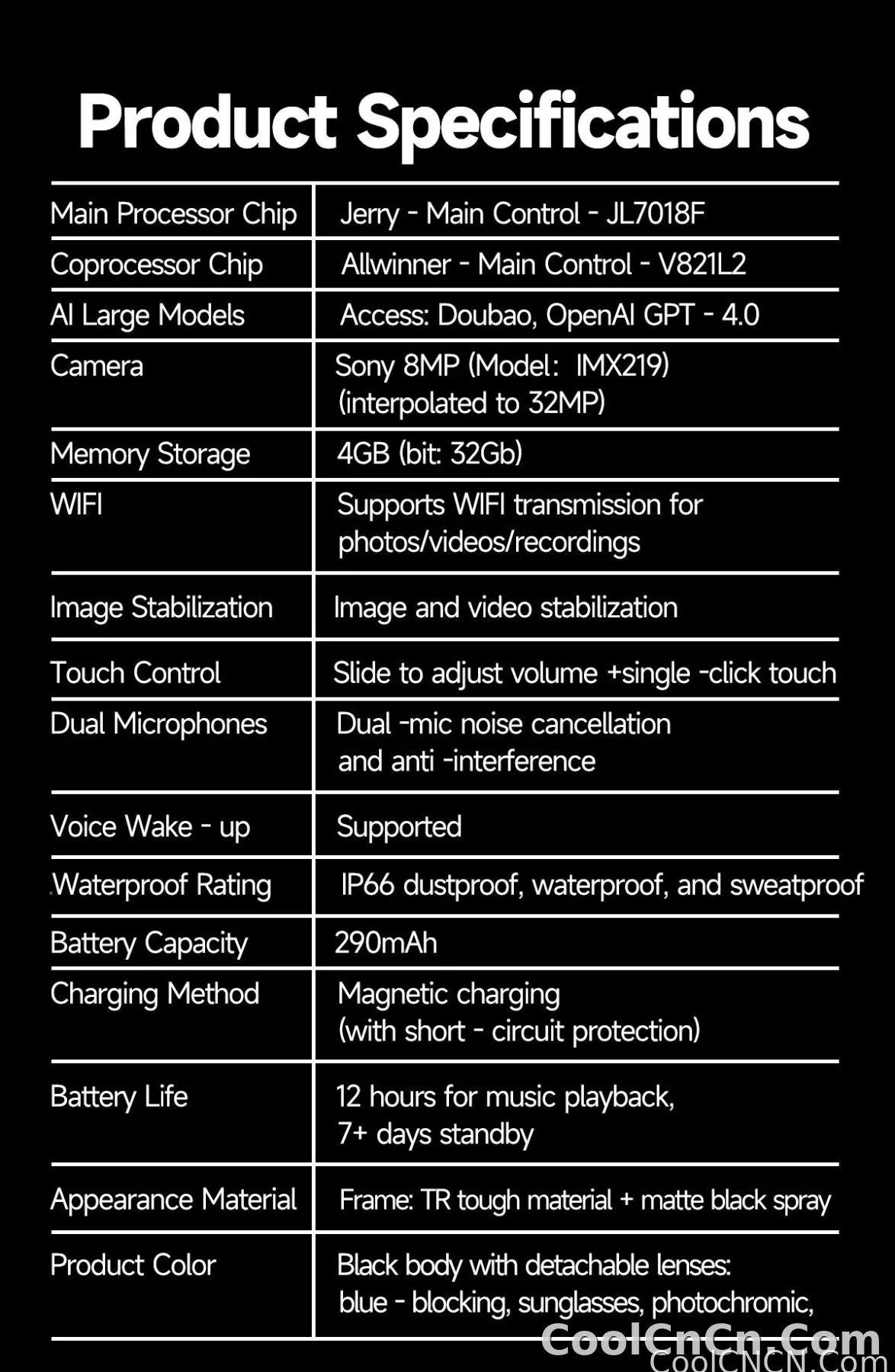 2026New AI Smart Glasses 120+Language Translation 800W Pixel Camera Video Music Player Call Business 8K Color Change Glasses Men - detail