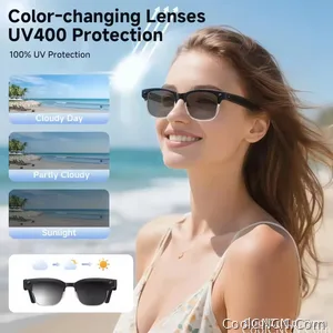 2026New AI Smart Glasses 120+Language Translation 800W Pixel Camera Video Music Player Call Business 8K Color Change Glasses Men - view 7