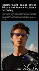 2026New AI Smart Glasses 120+Language Translation 800W Pixel Camera Video Music Player Call Business 8K Color Change Glasses Men - view 12