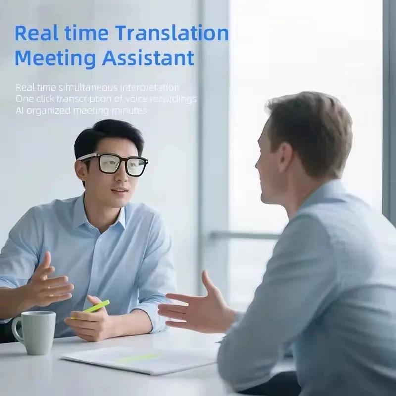 New 2026 Intelligent AI glasses shoot glasses take pictures and read pictures and record real-time translation of call music - gallery