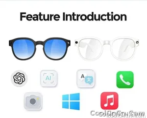 New 2026 Intelligent AI glasses shoot glasses take pictures and read pictures and record real-time translation of call music - view 21