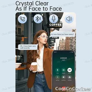 2026 New AI Smart Glasses Sunscreen Sunglasses Bluetooth Calling Music Player Camera Control UV Protection Glasses For Men Women - view 5