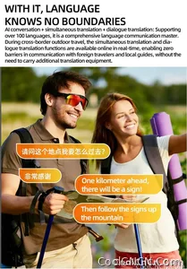 2026 New AI Smart Sports Glasses with 1200P Camera 4k Anti-Shake AI Voice Translator Bluetooth Call Dual Mic Audio Sunglasses - view 18