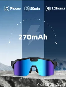 2026 New AI Smart Sports Glasses with 1200P Camera 4k Anti-Shake AI Voice Translator Bluetooth Call Dual Mic Audio Sunglasses - view 23