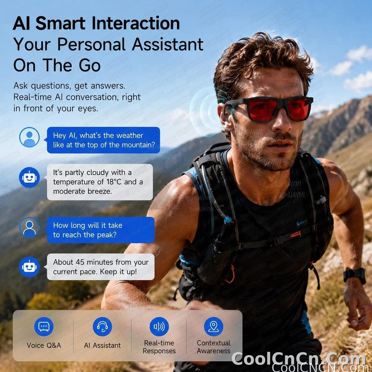 New Smart Audio Sunglasses 2026 Bluetooth Call AI Translation Touch Color Change Sliding Volume Control Dual Mic ENC Waterproof - detail