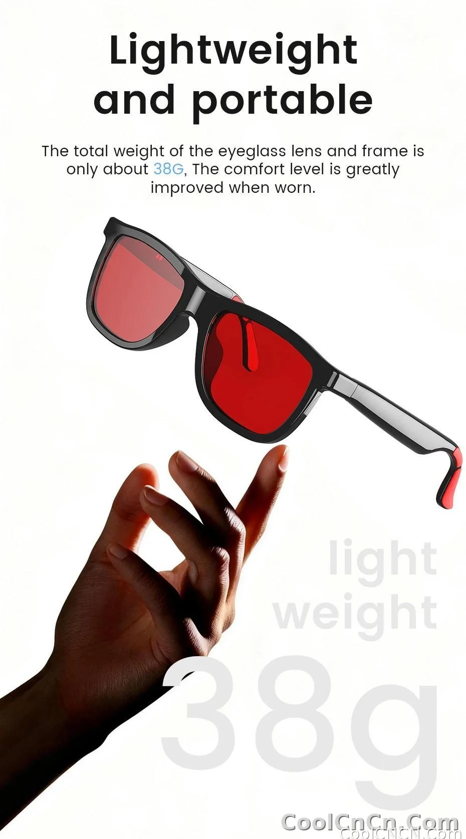 2026 New Electrochromic Lens Audio Smart Glasses Men 164+Language Translation AI ChatGPT BT Call Music Player Sunglasses Women - detail